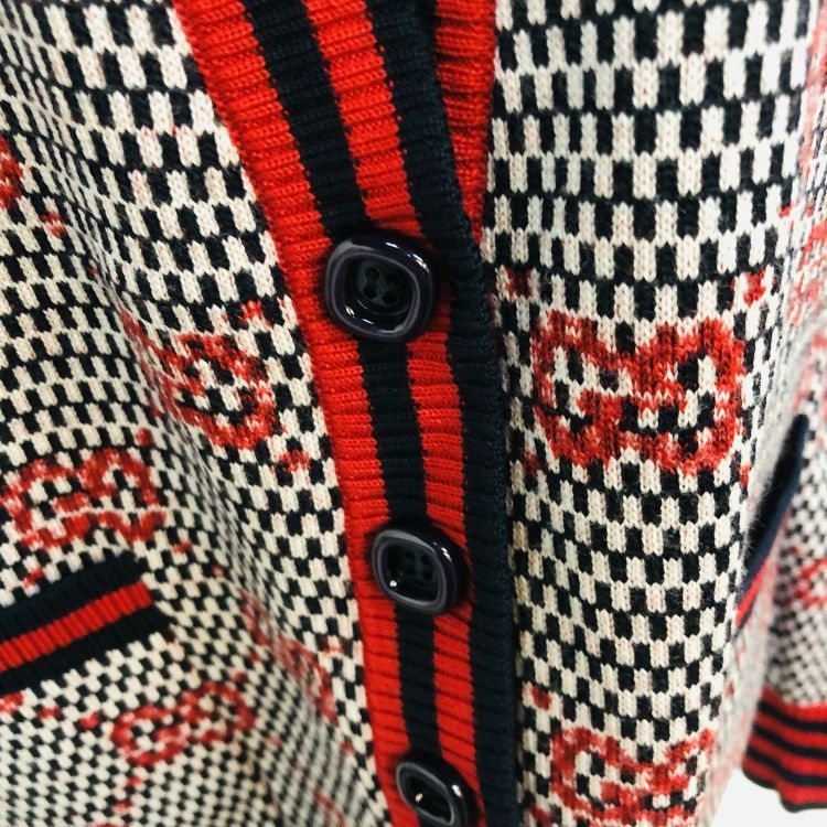 Gucci Gucci GG Pattern Cardigan Size S Size US S / EU 44-46 / 1 - 5 Thumbnail