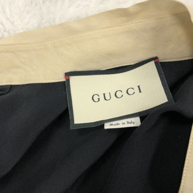 Gucci Gucci Silk Tie-Neck Blouse IT 40 Size S / US 4 / IT 40 - 5 Thumbnail