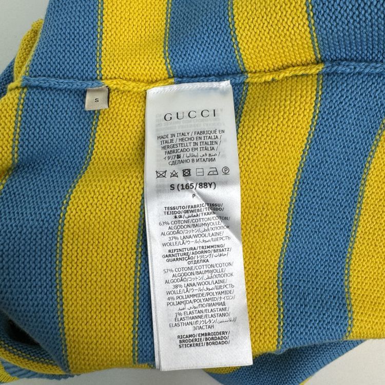 Gucci Gucci Striped Embroidered Knit Dress Size S Size S / US 4 / IT 40 - 4 Thumbnail
