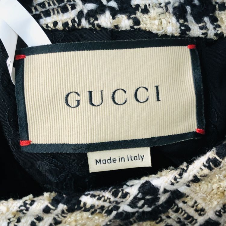 Gucci Gucci Tweed Logo Button Jacket Size 40 Size S / US 4 / IT 40 - 7 Thumbnail