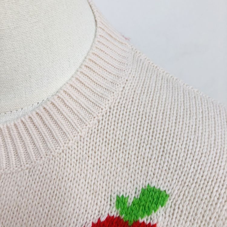 Gucci Gucci Apple Pattern Knit Sweater Size XS Size XS / US 0-2 / IT 36-38 - 7 Thumbnail