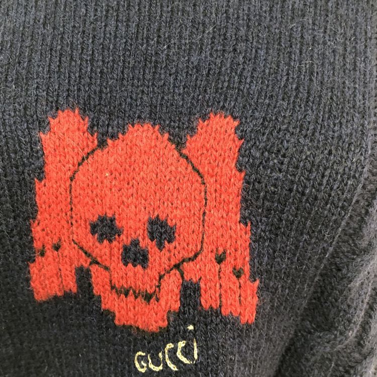 Gucci Gucci Skull Knit Sweater L Size US L / EU 52-54 / 3 - 6 Thumbnail