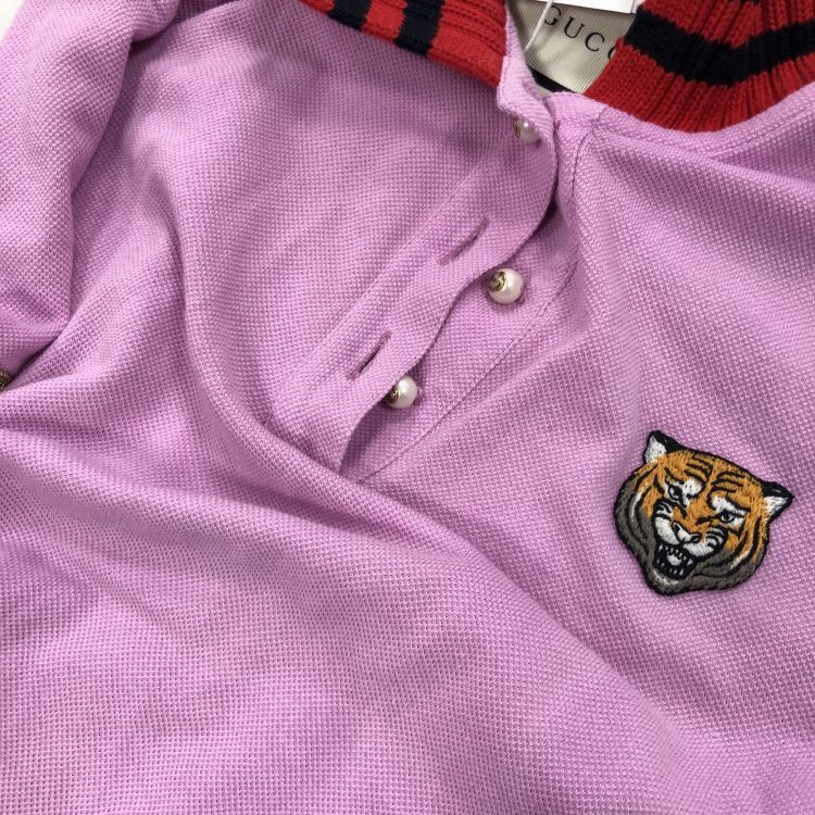 Gucci Gucci Tiger Embroidered Polo Size M Size US M / EU 48-50 / 2 - 6 Thumbnail