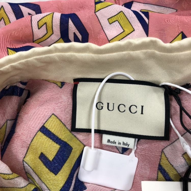 Gucci Gucci Geometric Print Blouse Size 38 Size XS / US 0-2 / IT 36-38 - 4 Thumbnail