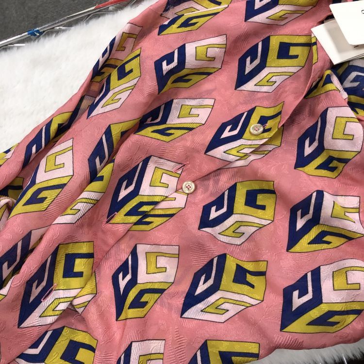 Gucci Gucci Geometric Print Blouse Size 38 Size XS / US 0-2 / IT 36-38 - 7 Thumbnail