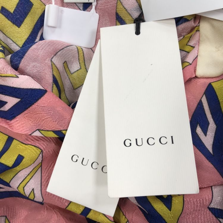Gucci Gucci Geometric Print Blouse Size 38 Size XS / US 0-2 / IT 36-38 - 5 Thumbnail