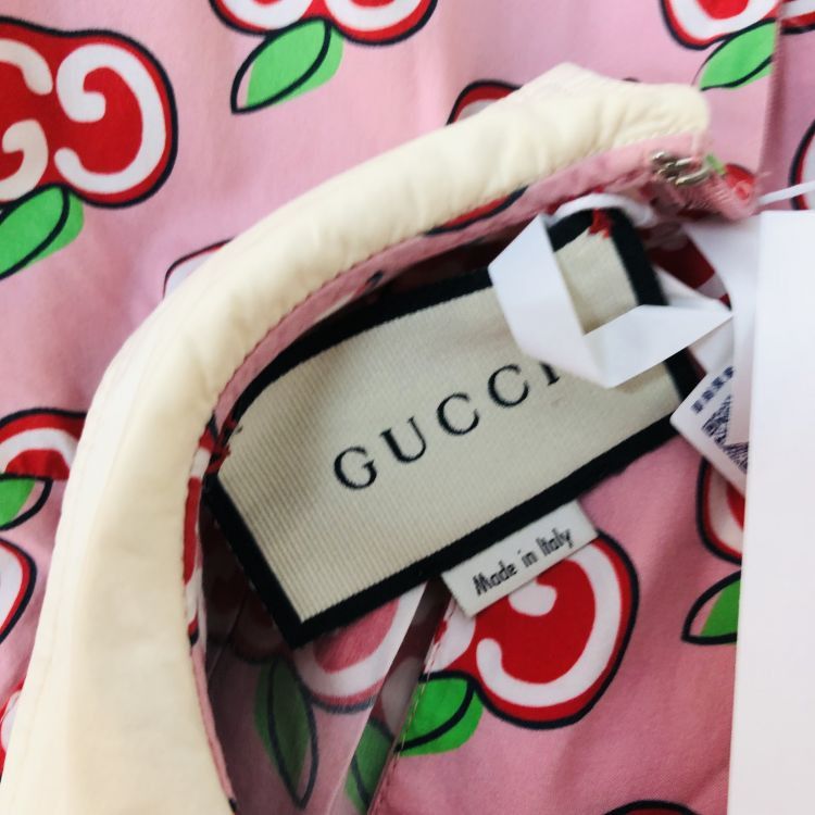 Gucci Gucci GG Apple Print Mini Dress Size 40 Size S / US 4 / IT 40 - 7 Thumbnail