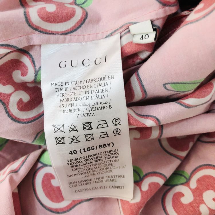 Gucci Gucci GG Apple Print Mini Dress Size 40 Size S / US 4 / IT 40 - 3 Thumbnail