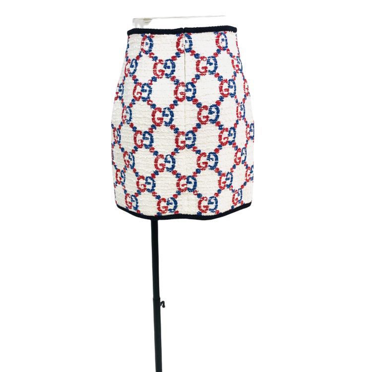 Gucci Gucci GG Tweed Mini Skirt Size 38 Size 26" / US 2 / IT 38 - 2 Thumbnail