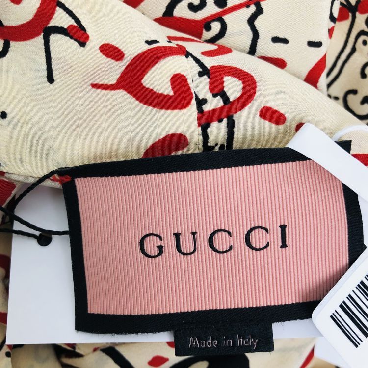 Gucci Gucci Printed Silk Blouse Size 38 Size XS / US 0-2 / IT 36-38 - 3 Thumbnail