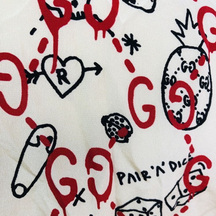 Gucci Gucci Printed Silk Blouse Size 38 Size XS / US 0-2 / IT 36-38 - 7 Thumbnail
