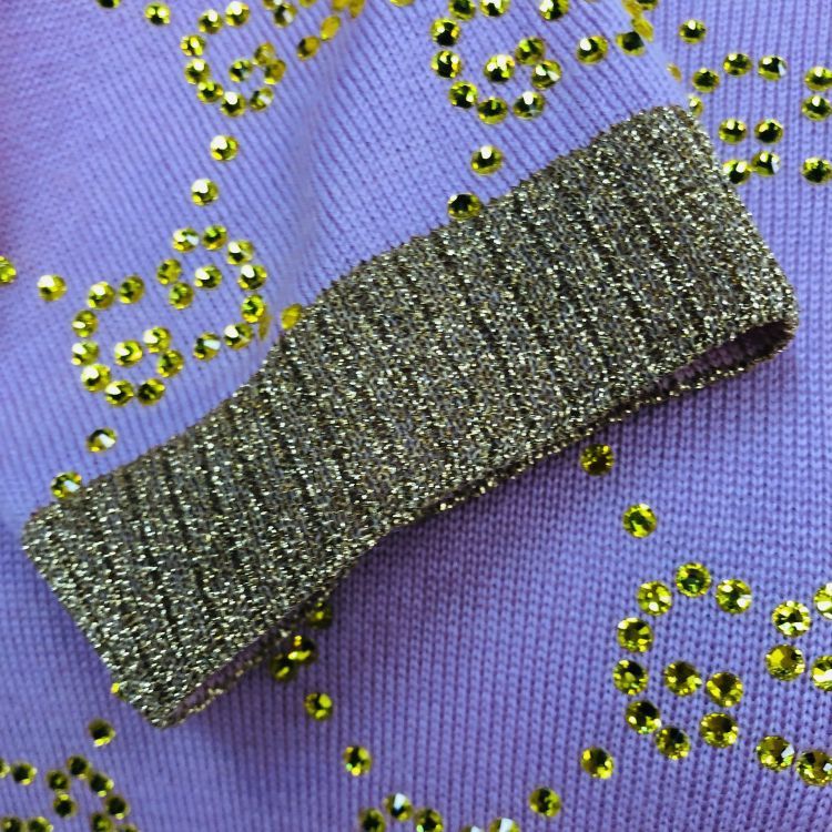 Gucci Gucci Gold Crystal GG Sweater Size M Size M / US 6-8 / IT 42-44 - 6 Thumbnail