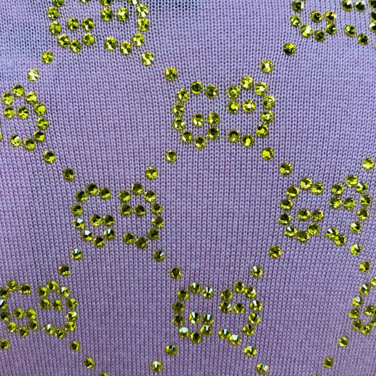 Gucci Gucci Gold Crystal GG Sweater Size M Size M / US 6-8 / IT 42-44 - 5 Thumbnail