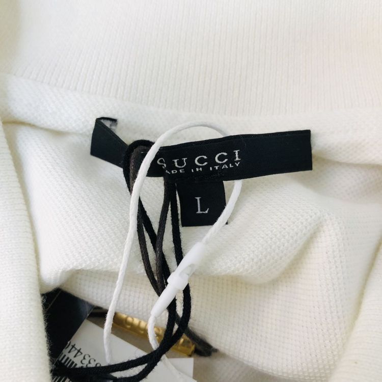 Gucci Gucci Logo Embroidered Polo Shirt Size L Size US L / EU 52-54 / 3 - 3 Thumbnail
