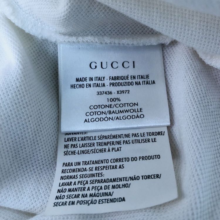 Gucci Gucci Logo Embroidered Polo Shirt Size L Size US L / EU 52-54 / 3 - 4 Thumbnail