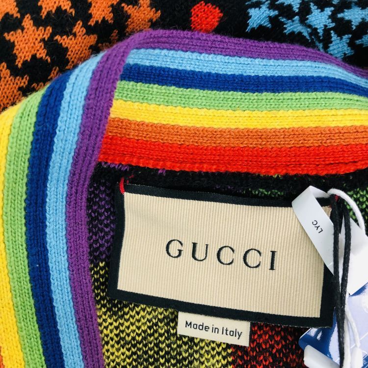 Gucci Gucci Rainbow GG Star Cardigan Size XS Size US XS / EU 42 / 0 - 3 Thumbnail