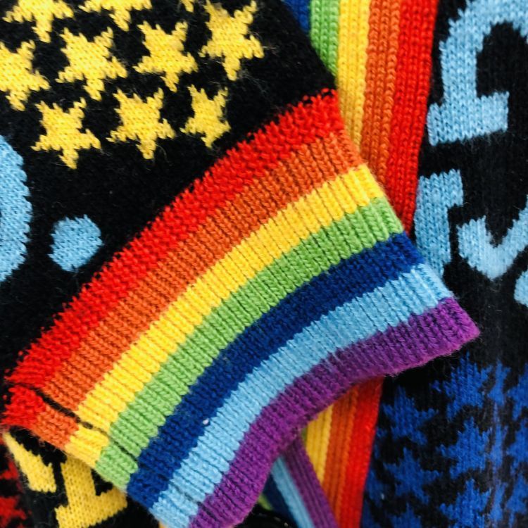 Gucci Gucci Rainbow GG Star Cardigan Size XS Size US XS / EU 42 / 0 - 7 Thumbnail