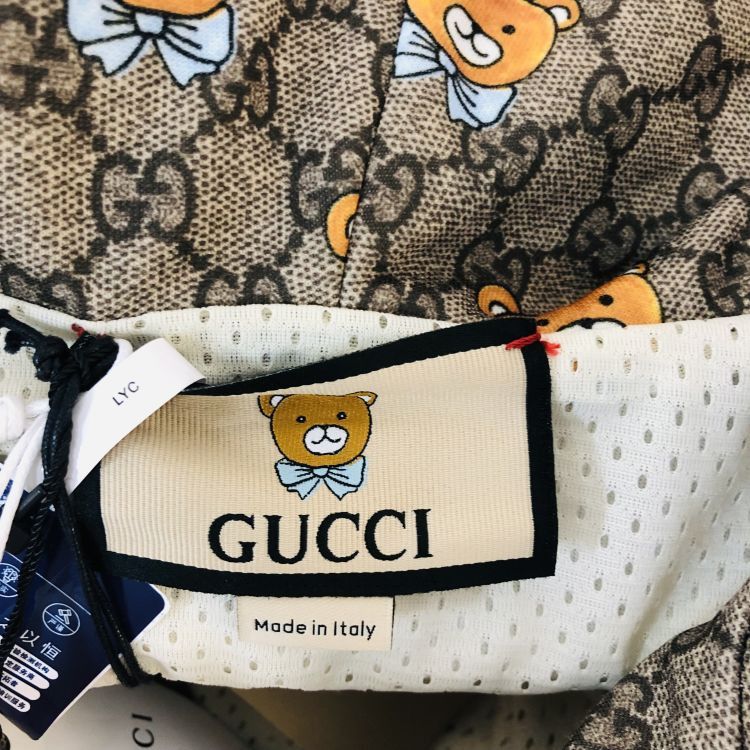 Gucci Gucci Bear GG Supreme Zip Hoodie Size XS Size US XS / EU 42 / 0 - 3 Thumbnail