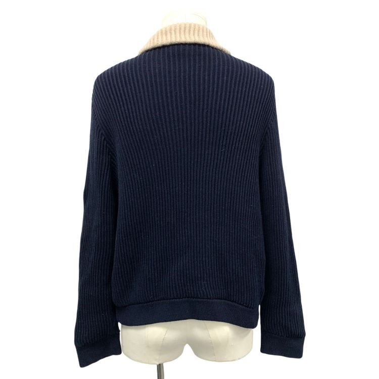 Gucci Gucci Ribbed Zip-Up Knit Jacket Size L Size US L / EU 52-54 / 3 - 2 Thumbnail