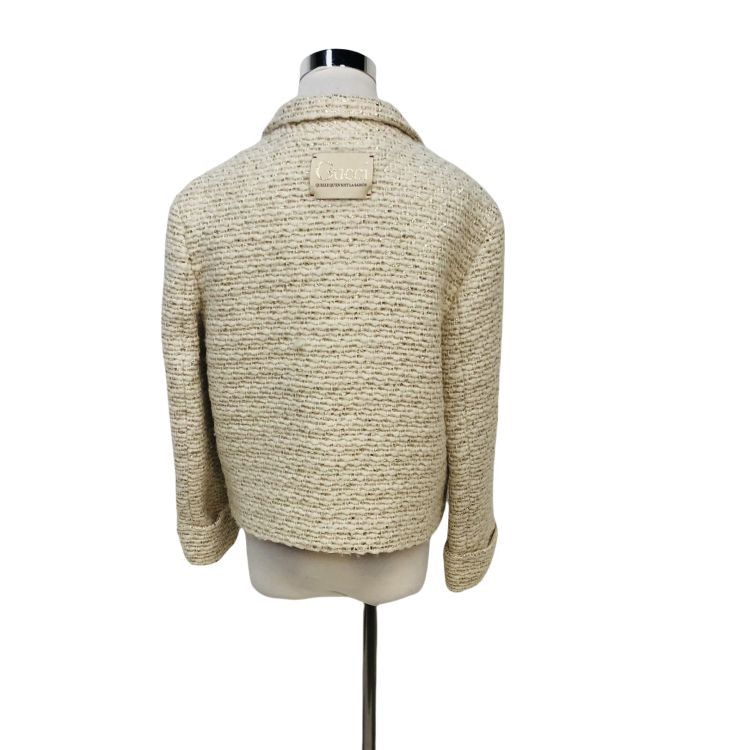 Gucci Gucci Metallic Tweed Jacket Size 36 Size XS / US 0-2 / IT 36-38 - 2 Thumbnail