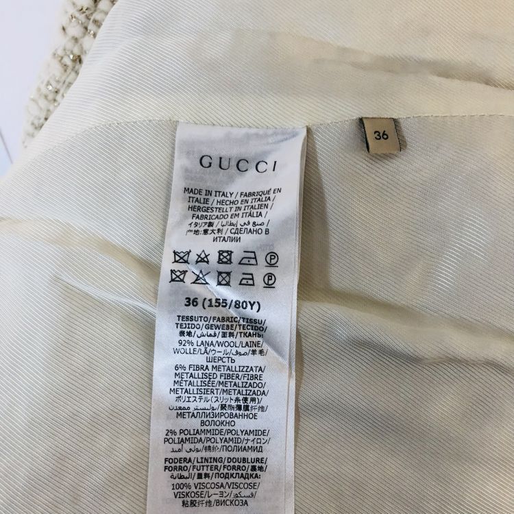 Gucci Gucci Metallic Tweed Jacket Size 36 Size XS / US 0-2 / IT 36-38 - 4 Thumbnail