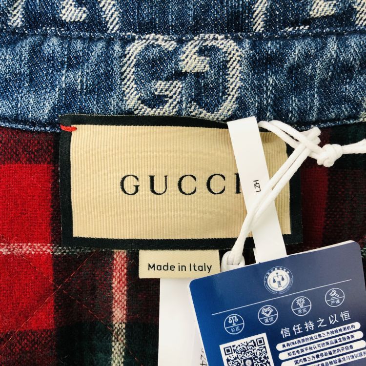 Gucci Gucci GG Monogram Denim Jacket Size S Size US S / EU 44-46 / 1 - 7 Thumbnail