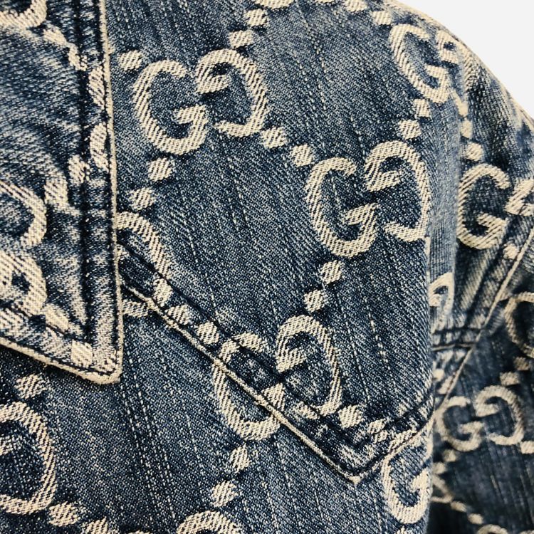Gucci Gucci GG Monogram Denim Jacket Size S Size US S / EU 44-46 / 1 - 6 Thumbnail