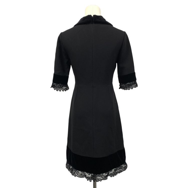 Gucci Gucci Velvet Trim Mini Dress Size 40 Size S / US 4 / IT 40 - 2 Thumbnail