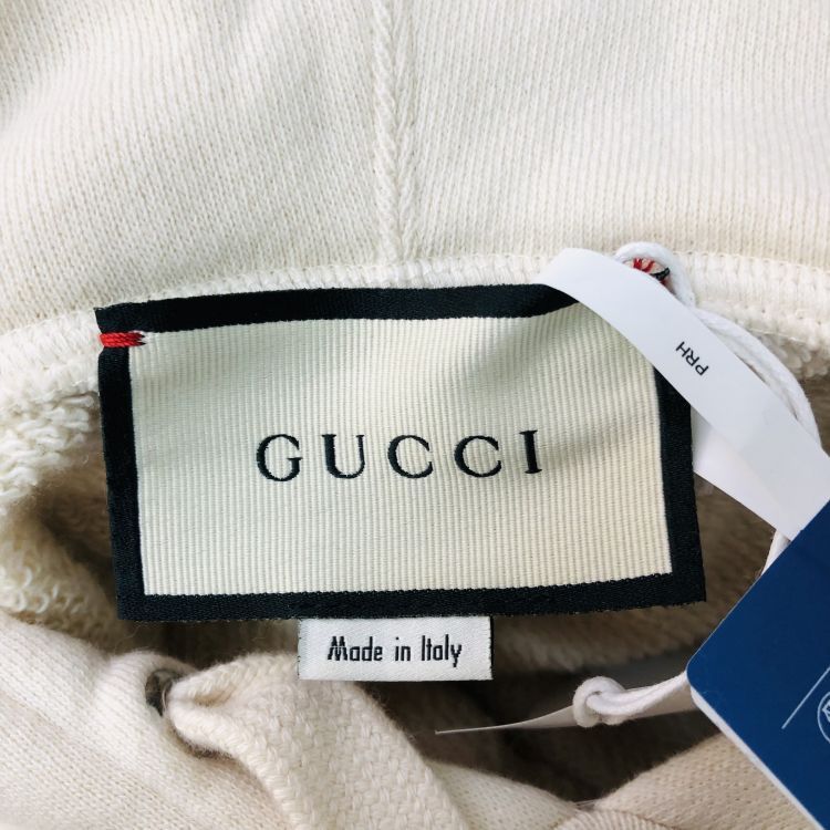 Gucci Gucci Sequin Logo Hoodie Beige Size XS Size US XS / EU 42 / 0 - 8 Thumbnail