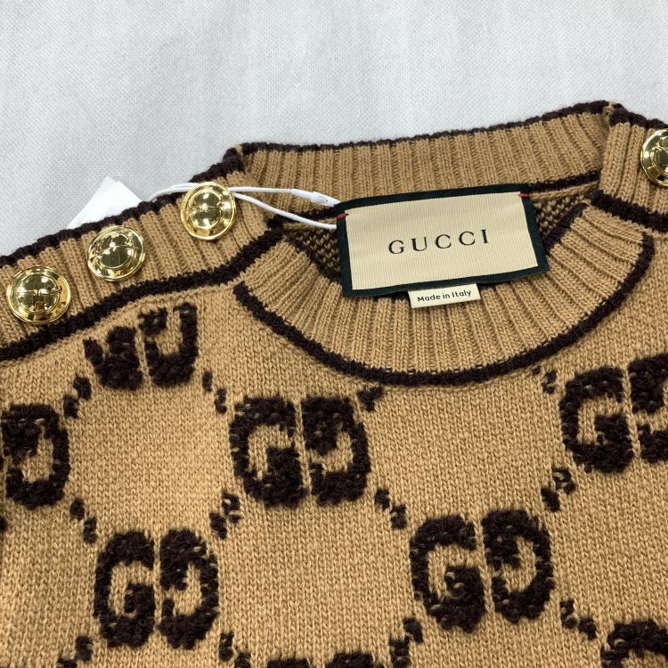 Gucci Gucci GG Monogram Wool Sweater Dress Size XS Size XS / US 0-2 / IT 36-38 - 7 Thumbnail