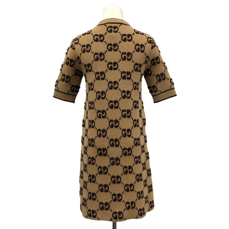 Gucci Gucci GG Monogram Wool Sweater Dress Size XS Size XS / US 0-2 / IT 36-38 - 2 Thumbnail