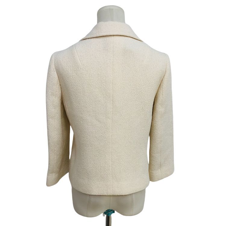 Gucci Gucci Beige Textured Blazer Size 40 Size S / US 4 / IT 40 - 2 Thumbnail