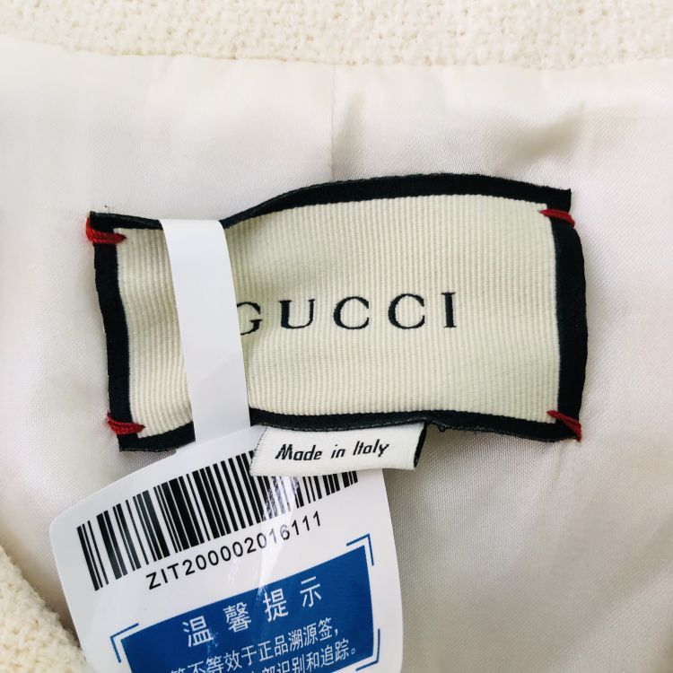 Gucci Gucci Beige Textured Blazer Size 40 Size S / US 4 / IT 40 - 3 Thumbnail