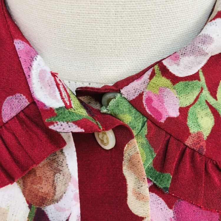 Gucci Gucci Floral Silk Midi Dress Size 40 Size S / US 4 / IT 40 - 7 Thumbnail