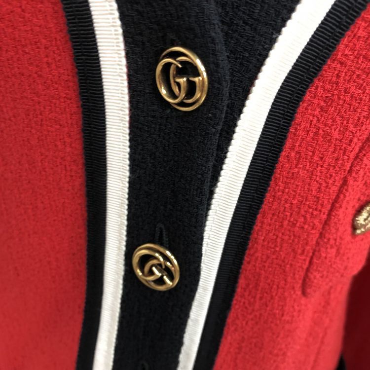 Gucci Gucci Crest Logo Wool Jacket Size 38 Size XS / US 0-2 / IT 36-38 - 8 Thumbnail