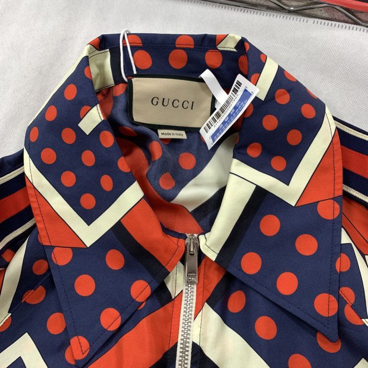 Gucci Gucci Geometric Print Zip Jacket Size S Size US S / EU 44-46 / 1 - 8 Thumbnail