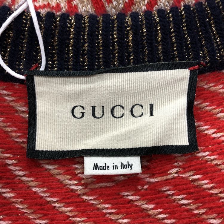 Gucci Gucci GG Metallic Knit Sweater Size M Size M / US 6-8 / IT 42-44 - 3 Thumbnail