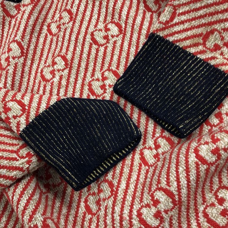 Gucci Gucci GG Metallic Knit Sweater Size M Size M / US 6-8 / IT 42-44 - 8 Thumbnail