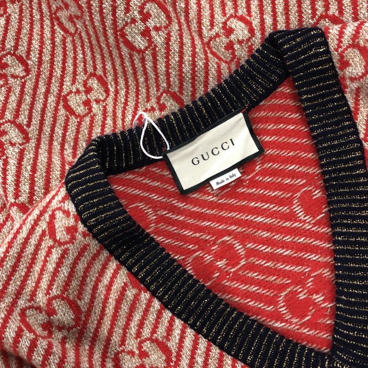 Gucci Gucci GG Metallic Knit Sweater Size M Size M / US 6-8 / IT 42-44 - 6 Thumbnail