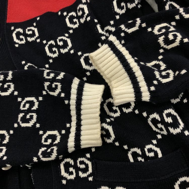 Gucci Gucci GG Monogram Cardigan Size L Size US L / EU 52-54 / 3 - 8 Thumbnail