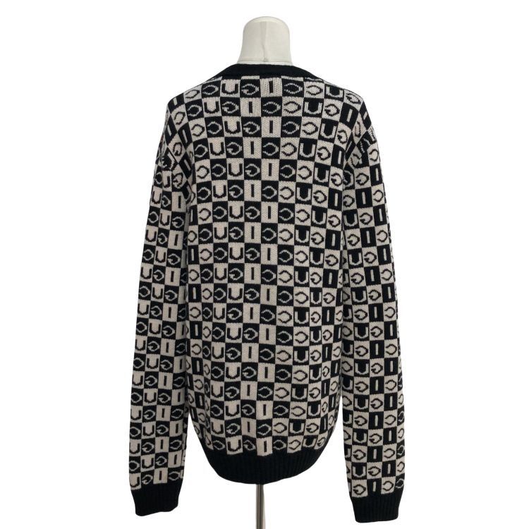 Gucci Gucci Diamond Check Pattern V-Neck Sweater Size L Size US L / EU 52-54 / 3 - 2 Thumbnail