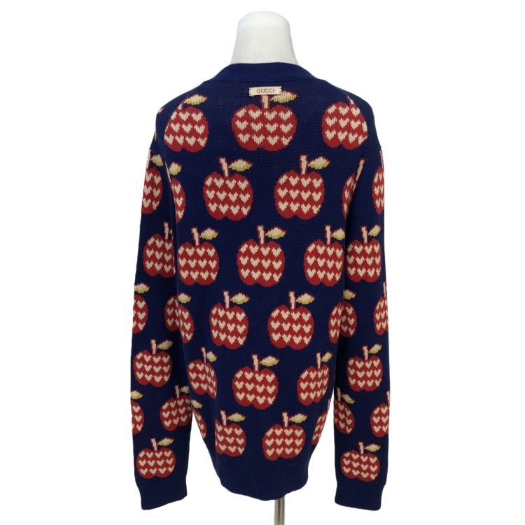 Gucci Gucci Apple Print Cardigan Size M Size US M / EU 48-50 / 2 - 2 Thumbnail