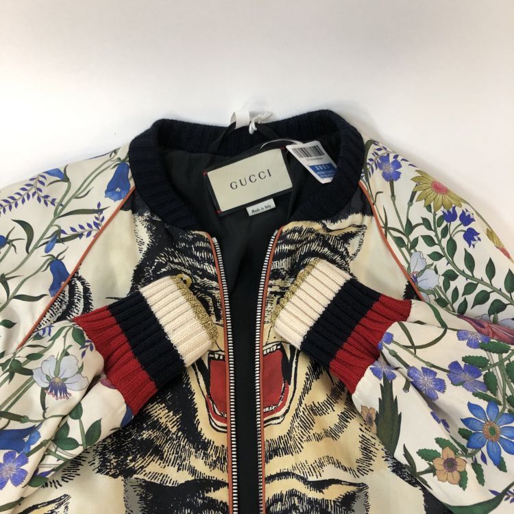Gucci Gucci Tiger Floral Bomber Jacket Size IT 40 Size S / US 4 / IT 40 - 12 Thumbnail