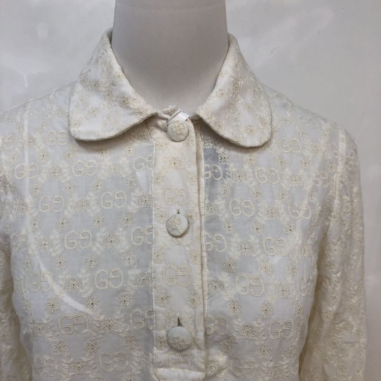 Gucci Gucci GG Embroidered Blouse Size 36 Size XS / US 0-2 / IT 36-38 - 8 Thumbnail