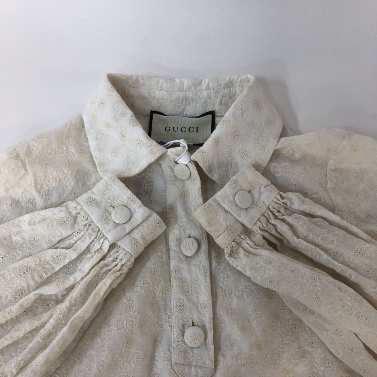 Gucci Gucci GG Embroidered Blouse Size 36 Size XS / US 0-2 / IT 36-38 - 11 Thumbnail