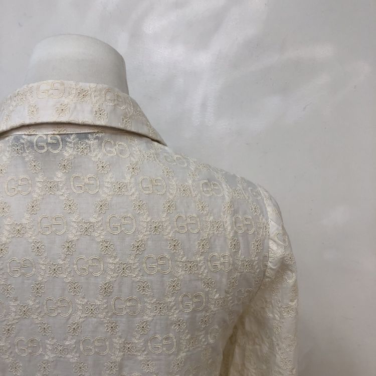 Gucci Gucci GG Embroidered Blouse Size 36 Size XS / US 0-2 / IT 36-38 - 10 Thumbnail