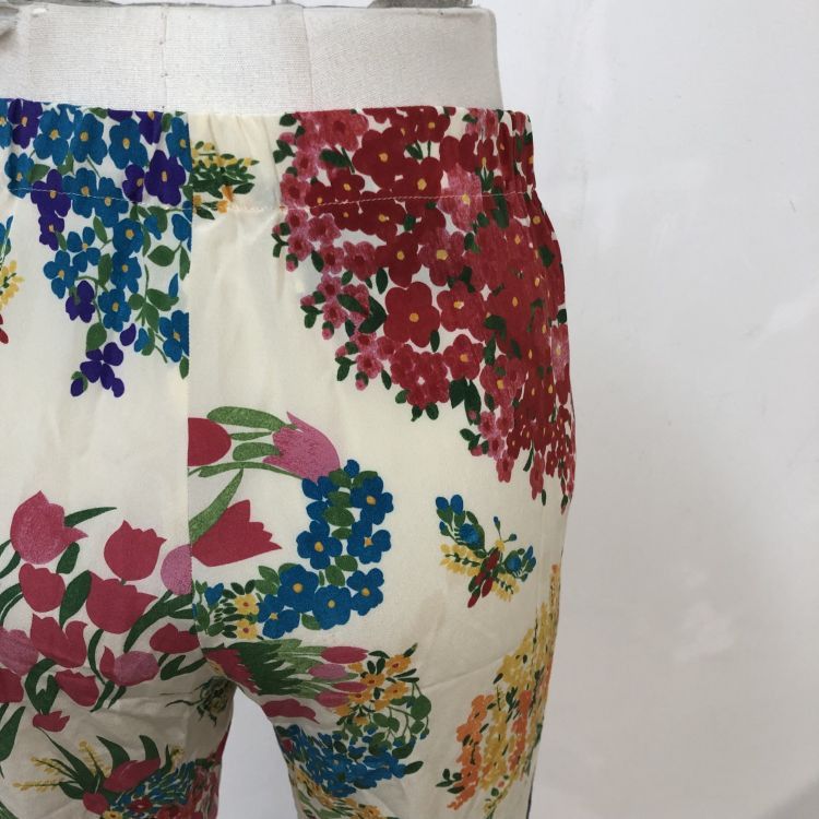 Gucci Gucci Floral Print Web Stripe Pants Size 36 Size 25" / US 0 / IT 36 - 8 Thumbnail