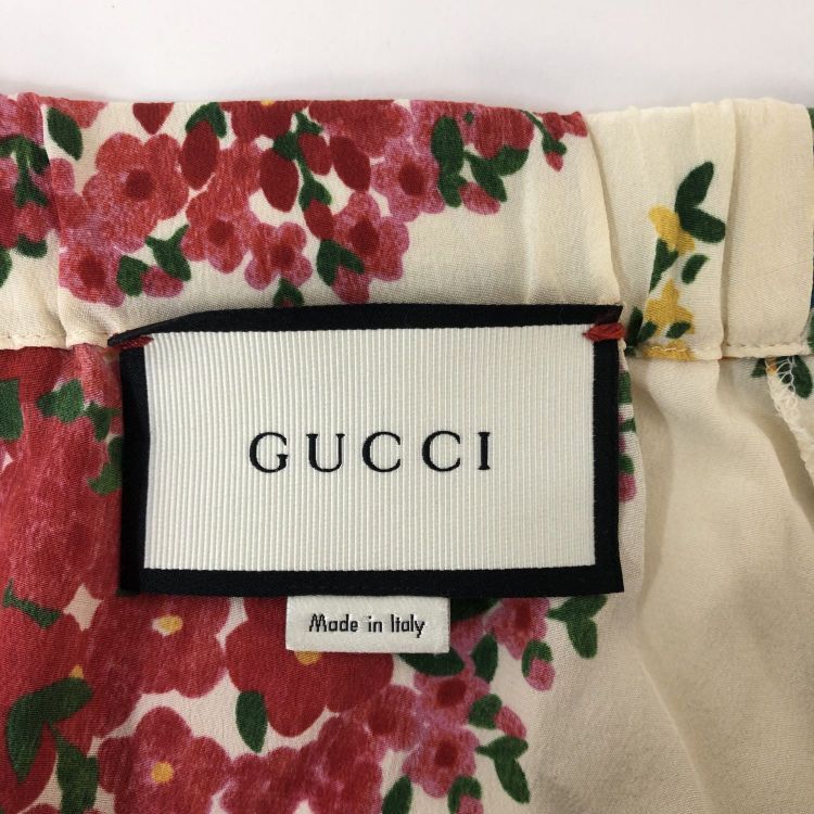 Gucci Gucci Floral Print Web Stripe Pants Size 36 Size 25" / US 0 / IT 36 - 3 Thumbnail