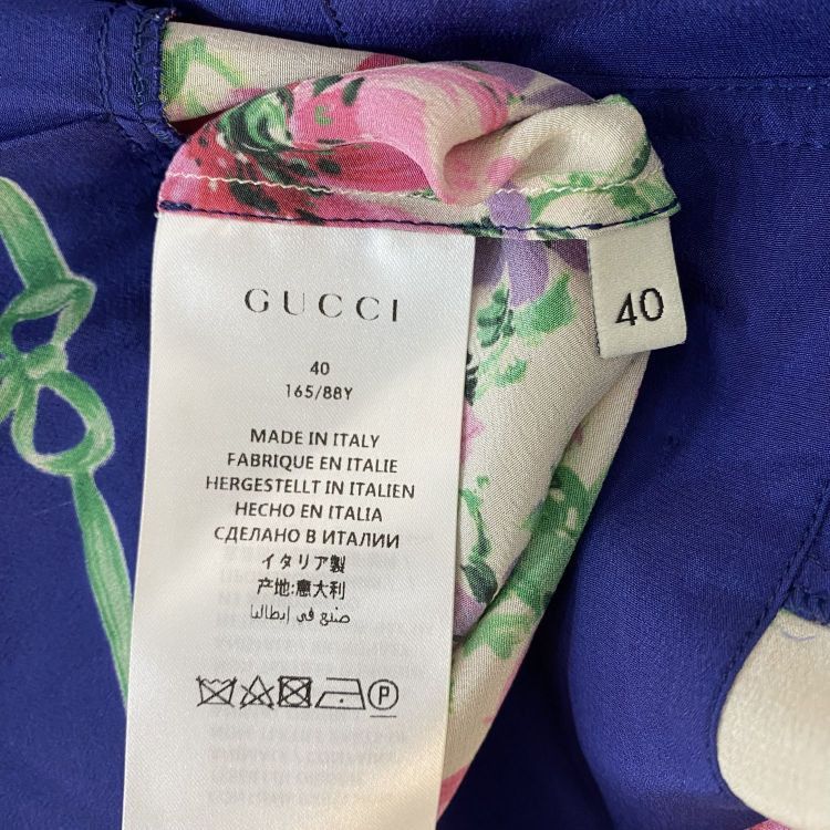 Gucci Gucci Floral Print Midi Dress IT 40 Size S / US 4 / IT 40 - 4 Thumbnail