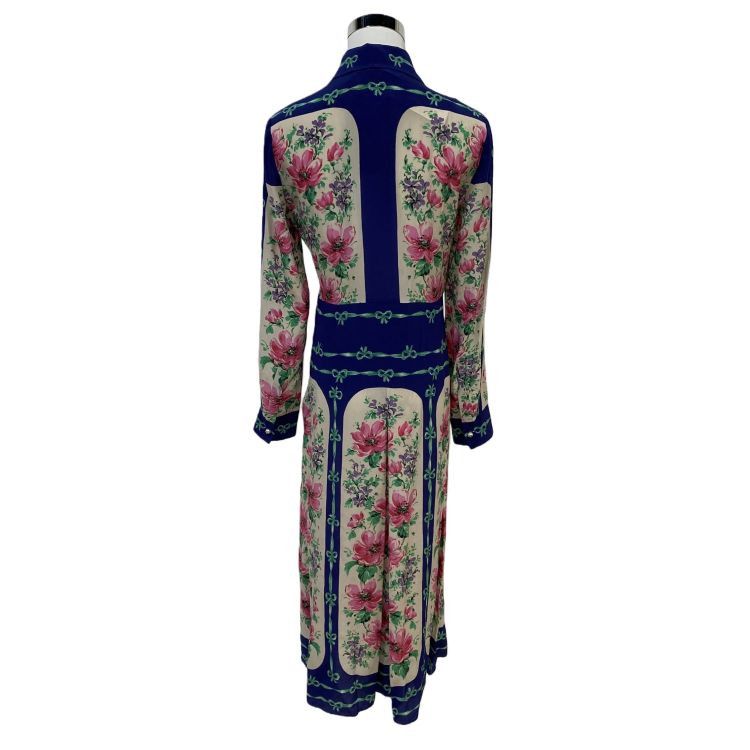 Gucci Gucci Floral Print Midi Dress IT 40 Size S / US 4 / IT 40 - 2 Thumbnail